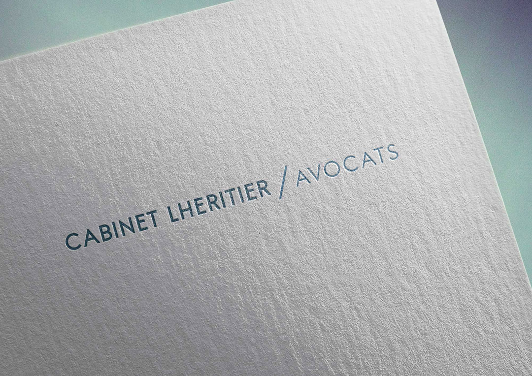 Agence Takestwo : création logo pour le cabinet Lhéritier Avocats