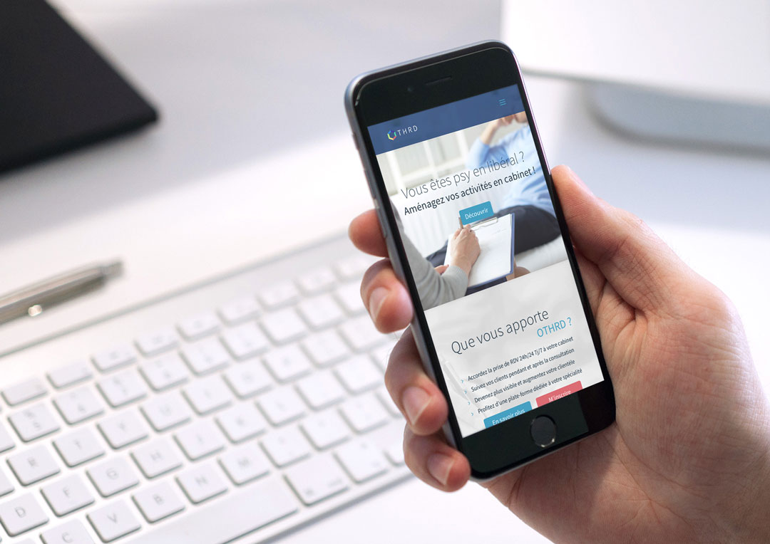 Agence Takestwo : site web responsive pour la plateforme Othrd